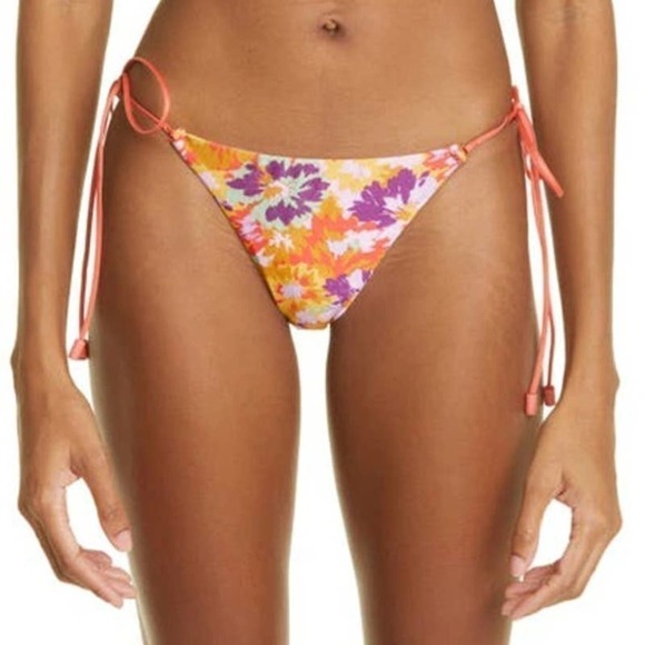 Zimmermann Violet Knotted Bikini Bottom Sz 3 - Picture 2 of 10